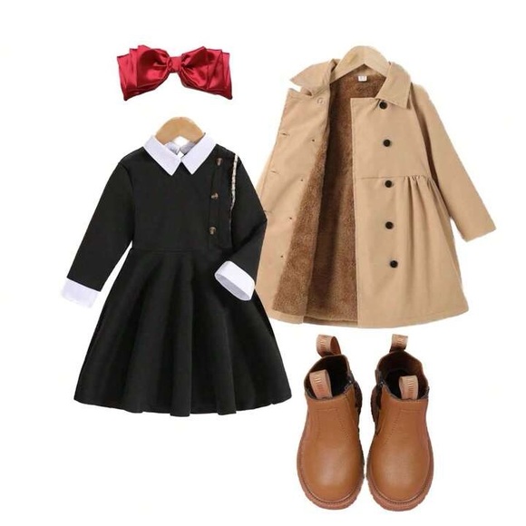 NWT Infant Kids Toddler 6.5 Unisex Brown Boots Zipper Dress Formal Winter Fall - Picture 6 of 6